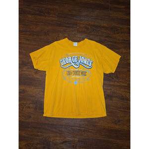 George Jones orange tshirt size XL
